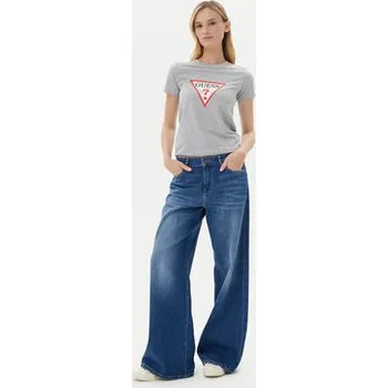 Dámské džíny Guess Jeans Jeansy W5YA0O D0021 Modrá Wide Leg 30_30