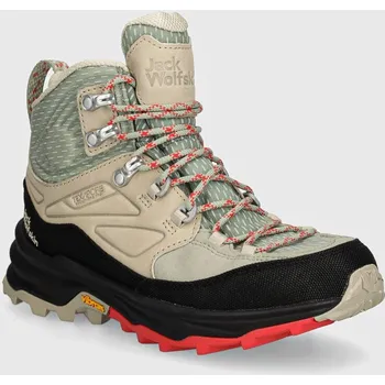 Dámská zimní obuv Boty Jack Wolfskin Cyrox Texapore Mid 4064311 zelená 70X, EUR 36