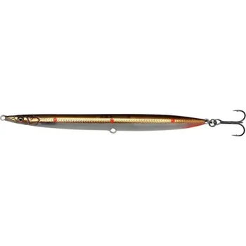 Umělá nástraha Pilker Savage Gear Sandeel Pencil 9cm 13gr Brown Copper Red Dots