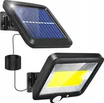 SOLAR PIR100COB Solární reflektor s PIR čidlem (Zahradní svítidlo s PIR čidlem)
