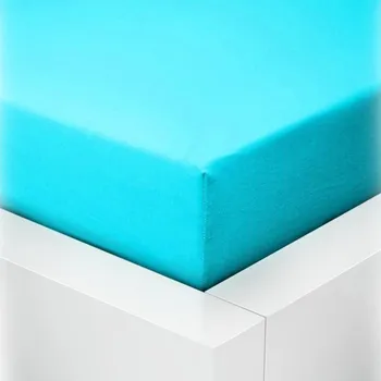 Prostěradlo Jersey prostěradlo LYCRA 180x200 / 25cm - tyrkys