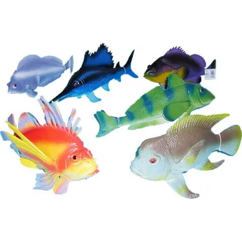 Figurka Rybka tropická 24-36cm figurka ryba 6 druhů plast