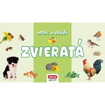 Leporelo Zvieratá otoč a nájdi