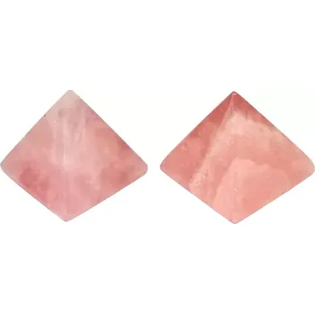 Pyramida z růženínu – harmonizační kámen lásky a klidu, cca 3,5 cm (cena za 1 ks)