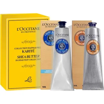 Péče o ruce L'Occitane en Provence Dárková sada Duo Shea Hand & Foot Cream + 2 měsíce na vrácení zboží