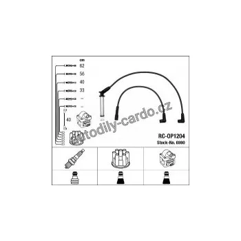 Zapalovací kabel Sada kabelů pro zapalování NGK RC-OP1204 - OPEL