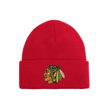 Kšiltovka Dětský Kulich NHL Outerstuff Chicago Blackhawks Cuffed Knit, Velikost Youth (58 - 62 cm)