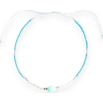 Náramek Mám štěstí MYSTICKÝ KLENOT tyrkysová