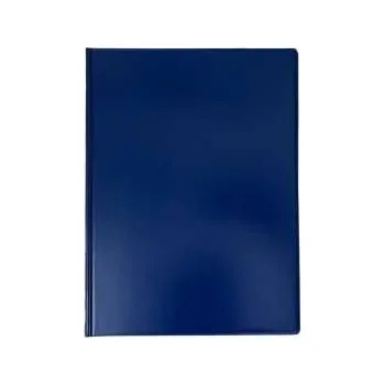 Uzavíratelné desky SPORO - A4, vícenásobné kapsy, modré