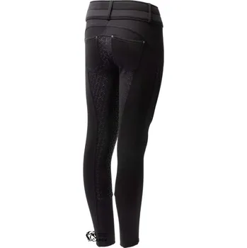 Jezdecké kalhoty Dětské zimní rajtky Horze -RHEA- - Černá - 146/152