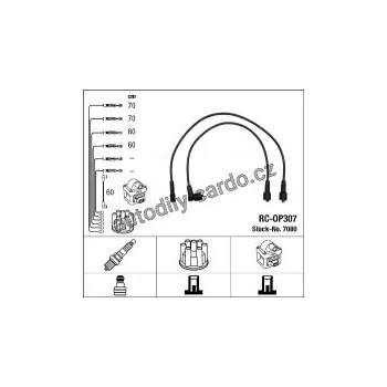 Zapalovací kabel Sada kabelů pro zapalování NGK RC-OP307