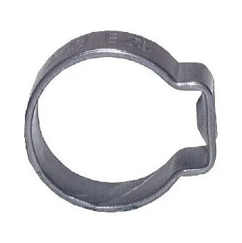 Zahradní hadice EAR CLIP I W4 - Deformační spona 23 mm s jedním ouškem / hadice 21 - 23,5 mm, šíře 7,0