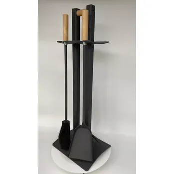 Krbové nářadí Krbové nářadí Lienbacher 21.02.307.2, antracit, rukojeti buk