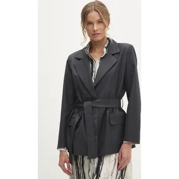 Dámské sako Sako Answear.LAB šedá barva 140263.hms 90X, vel. L