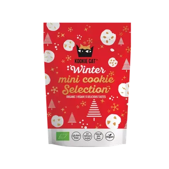 Kookie Cat Bio Winter Selection mini cookies vánoční sušenky 250g