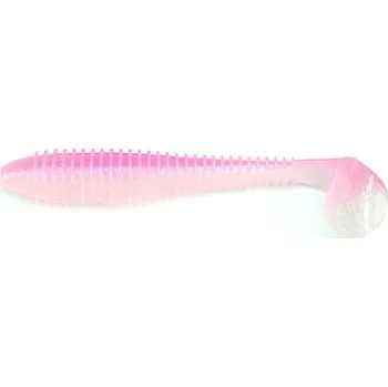 6ks - Gumová Nástraha Keitech FAT Swing Impact 3,8" 9,6cm 8,5gr Bubblegum Shad