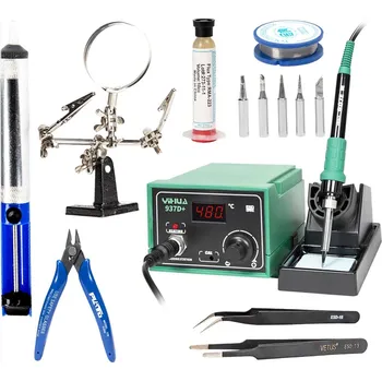 Páječka Pájecí sada: pájecí stanice 937D+ 50-100W, kompletní sada příslušenství