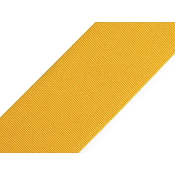 Textilie Pruženka tkaná šíře 50 mm, střední, 4202 hořčicová