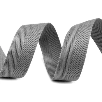 Keprovka - tkaloun šíře 25 mm, barva 4022 šedá paloma