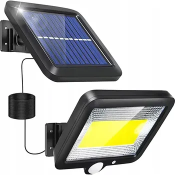 Zahradní dekorace Solar S120COB Solární LED světlo s PIR čidlem 100x LED COB (Zahradní svítidlo s PIR čidlem)