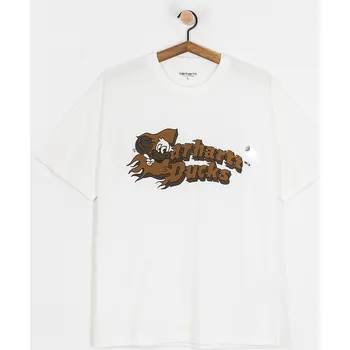 Pánské tričko Carhartt WIP Flaming Ducks (white) XL, bílá