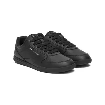 Dámské tenisky Sneakersy Tommy Hilfiger Lopro Cup Leather FM0FM05677 Černá 42