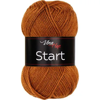 Příze Start, 41054, hnědá rezavá