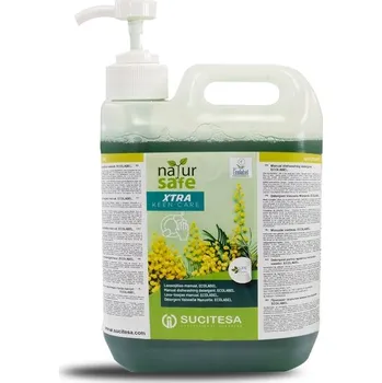 Mycí prostředek SUCITESA NATURSAFE XTRA KEEN CARE BP 2l, koncentrát na nádobí