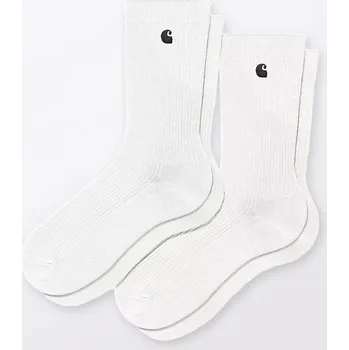 Pánské ponožky Carhartt WIP Madison Pack Socks White/Black + White/Black