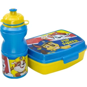 Svačinový box Svačinový box Alum Svačinový set do školy 2 ks - Paw Patrol Pup Power