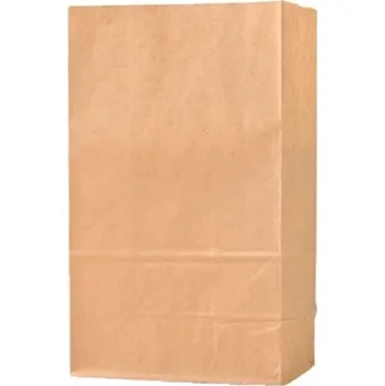 Termobox 50 ks Hnědé kraftové papírové sáčky 18 x 32 x 11 cm Ekologické obaly na potraviny zeleninu cukrovinky Odolné nákupní tašky