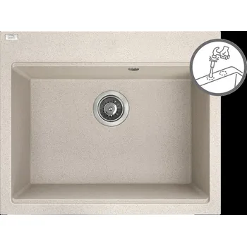 Granitový dřez Kuchinox Dřez Tau - jednodřezový 70 béžový