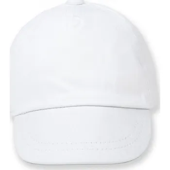 Kšiltovka Larkwood Dětská keprová čepice pro děti od 6 měsíců do 5 let Barva: Bílá, Velikost: 1-2 roky LW090