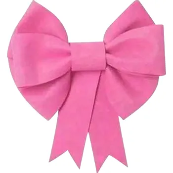 Vánoční dekorace Dekorativní mašle z EVA stužky 75 cm Lesklá ozdobná mašle na dárky Vánoční výzdobu Auto Svatbu Dveře Slavnostní dekorace růžová