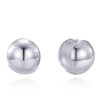 Souprava šperků MINET Elegantní stříbrné náušnice duté kuličky JMAS0264SE00