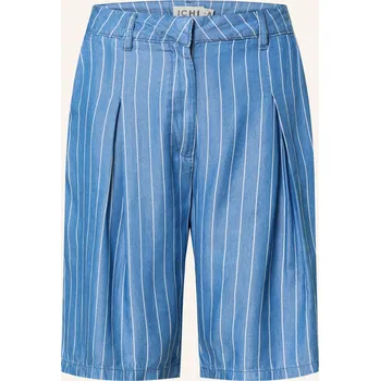 Dámské kraťasy Ichi Dámské 3/4 Šortky Ihbeccos, modrá / bílá, 34