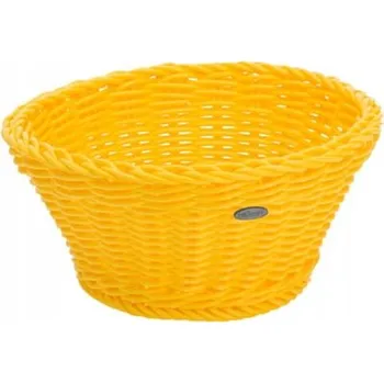 Nákupní košík Košík kulatý 18x10 cm, žlutý