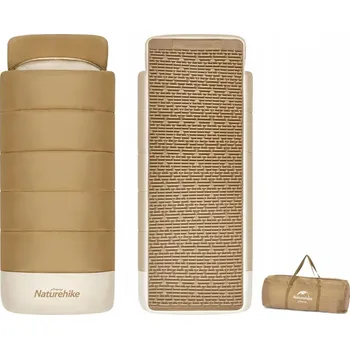 Spacák NATUREHIKE ZIMNÍ SPACÍ PYTEL PRO DOSPĚLÉ 2V1 S PODLOŽKOU, BAVLNĚNÝ, KEMPINGOVÝ