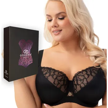 Podprsenka Gorsenia podprsenka s měkkými košíčky černá velikost 80G
