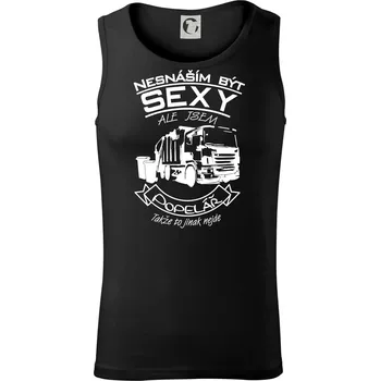 Nesnáším být sexy - Popelář - Tílko pánské Core - M ( Černá )