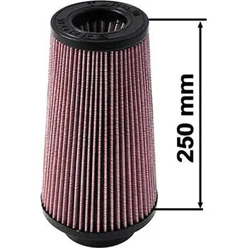 Zadní díl výfuku Kuželový filtr TURBOWORKS H:250mm OTW:60-77mm Purple