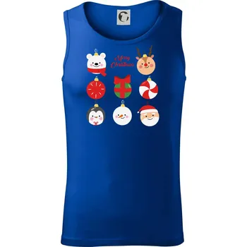 Vánoční koule - Tílko pánské Core - XL ( Královská modrá )