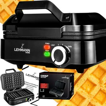 Vaflovač Crisp-Premium 2000 W – Vaflovač s hlubokými deskami a ochranou proti vytečení těsta