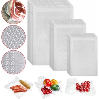 Sáčky na balení potravin, vakuové sáčky pro svářečku 20x30 cm, 200 ks