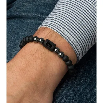 Náramek Pánský náramek z přírodních kamenů