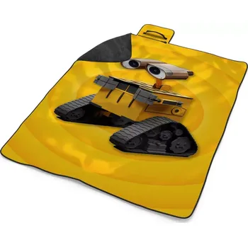 deka Sablio Plážová deka Wall-E robot Žlutý: 200x140 cm