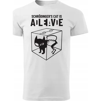 Pánské tričko Teorie velkého třesku - Schrödingerova kočka Velikost: L