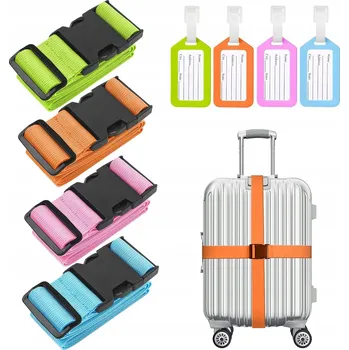 Zabezpečovací popruh na kufr POPRUHY + ŠTÍTKY