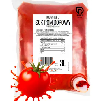 100% Rajčatová šťáva 3L NFC PURE PRESS rajče