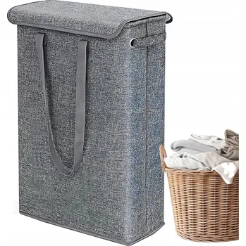 Koš na prádlo Koš na prádlo volně stojící obdélníkový šedý 44 l